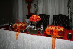 Wedding red & orange